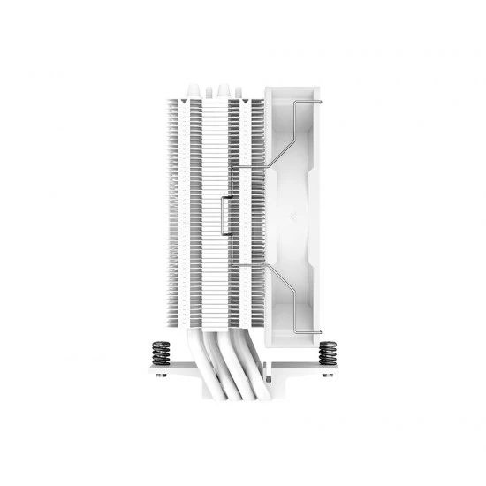 DEEPCOOL GAMMAXX AG400 WH ARGB WH SINGLE-TOWER 120MM STATIC ARGB FAN DIRECT TOUCH COPPER HEAT PIPES مبرد هواء وحدة المعالجة المركزية