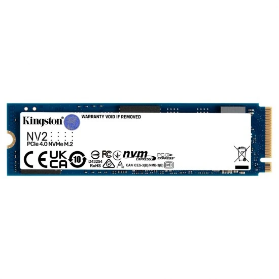 KINGSTON NV2 1TB M.2 2280 NVME PCIE 4.0 SSD داخلي يصل إلى 3500 ميجابايت/ثانية
