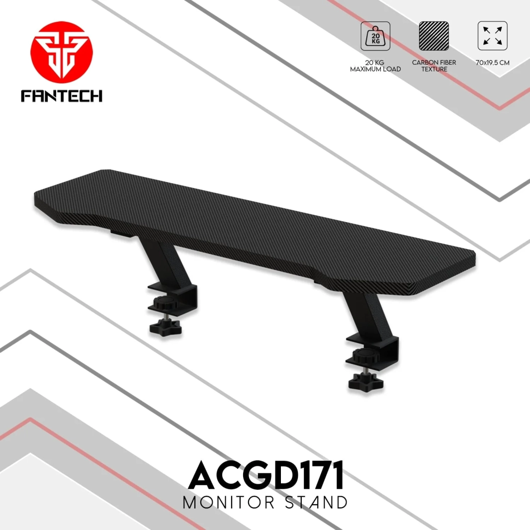 حامل شاشة Fantech ACGD171 مصنوع من مادة ممتازة ويوفر مساحة مكتبية قصوى
