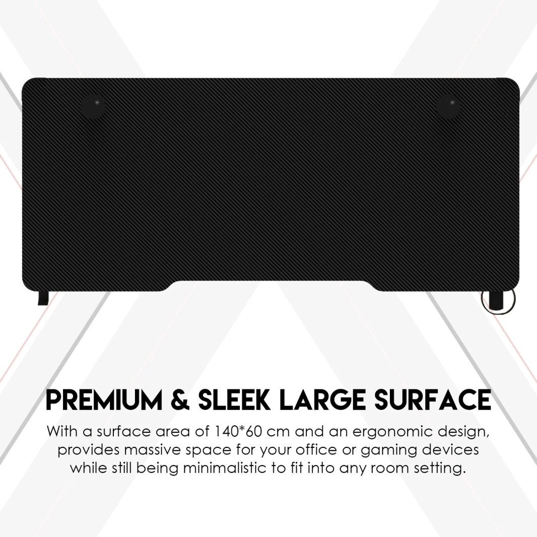 Fantech Tigris GD214 Gaming Desk RGB Illumination Premium and Sleek Large Surface with Cable Management