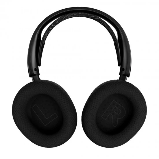 سماعة رأس للألعاب متعددة الأنظمة لاسلكية من SteelSeries Arctis Nova 5 مزودة بمحركات مغناطيسية من النيوديميوم وبطارية تدوم 60 ساعة - أسود