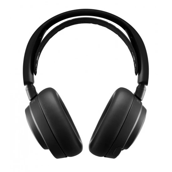 سماعة الألعاب اللاسلكية STEELSERIES ARCTIS NOVA PRO عالية الدقة مع خاصية إلغاء الضوضاء النشطة لأجهزة الكمبيوتر وبلاي ستيشن - باللون الأسود