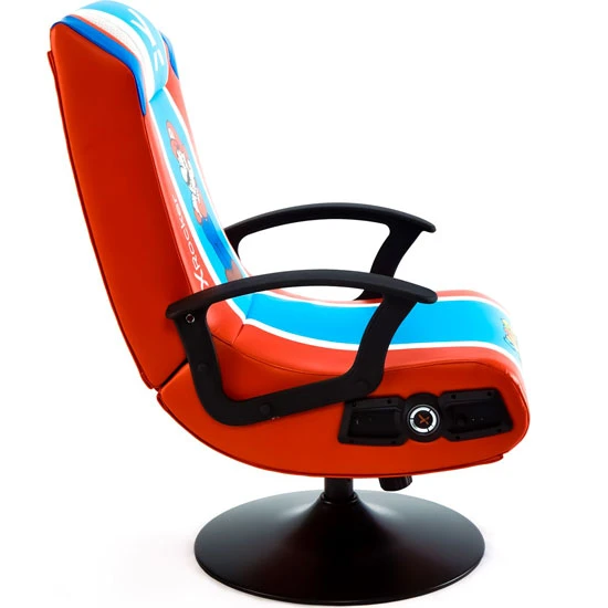 X ROCKER 2.1 AUDIO PEDESTAL GAMING CHAIR - OFFICIAL SUPER MARIO EDITION