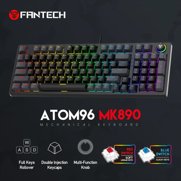 مجموعة لوحة المفاتيح والماوس الرئيسية للألعاب Fantech KX-302s