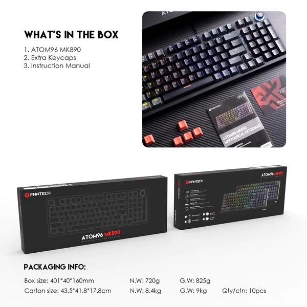 مجموعة لوحة المفاتيح والماوس الرئيسية للألعاب Fantech KX-302s