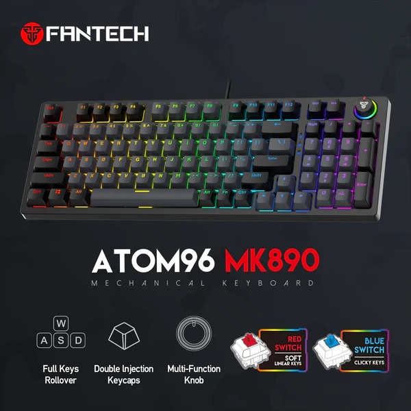 مجموعة لوحة المفاتيح والماوس الرئيسية للألعاب Fantech KX-302s