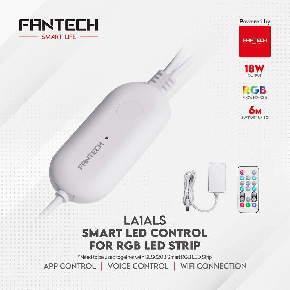 مجموعة شرائط LED RGB الذكية من Fantech SLS0203 + LA1ALS 6M