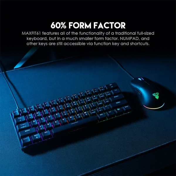 لوحة مفاتيح ميكانيكية FANTECH MAXFIT61 MK857 RGB