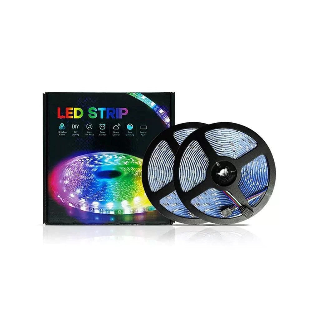 شريط إضاءة LED STRIP 5050 RGB مجموعة التطبيقات الذكية