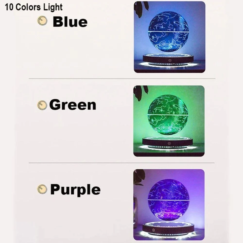 مصباح كرة عائمة مغناطيسية LED بألوان RGB
