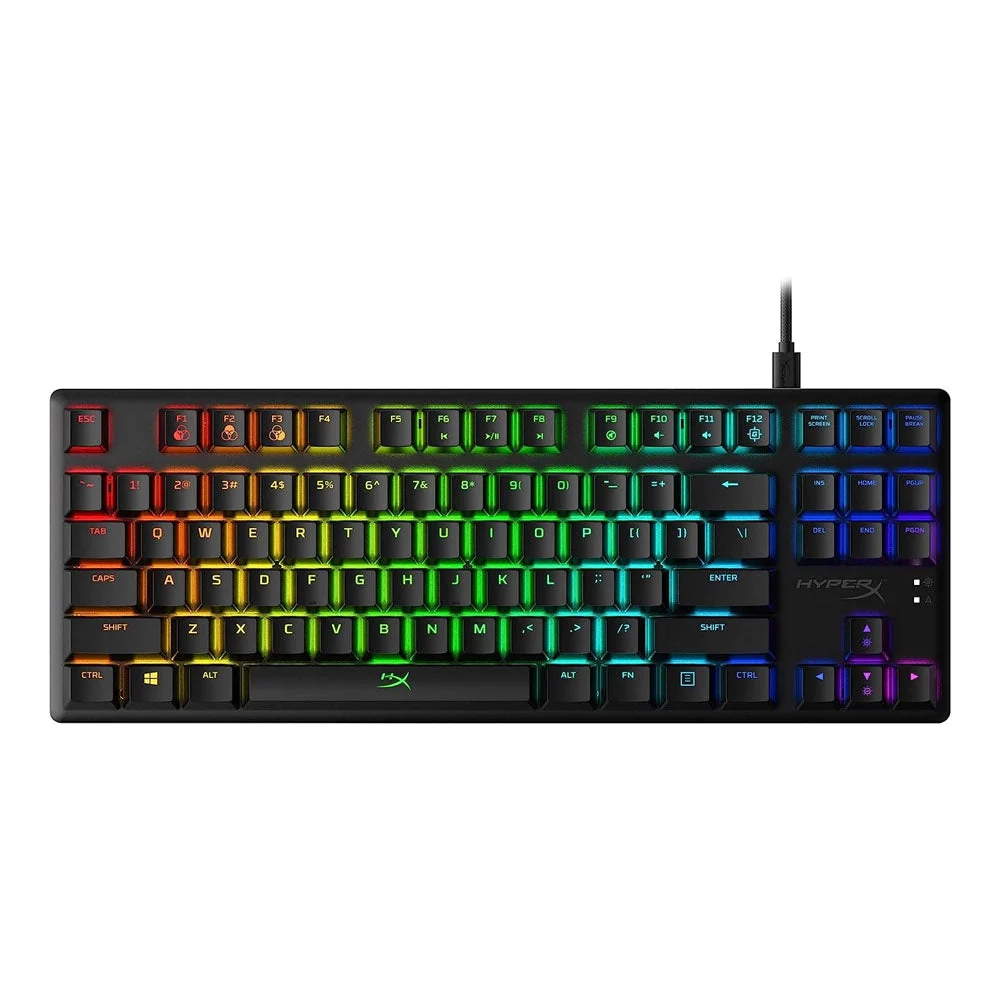 HyperX Alloy Origins Core – لوحة مفاتيح ميكانيكية بدون لوحة مفاتيح رقمية