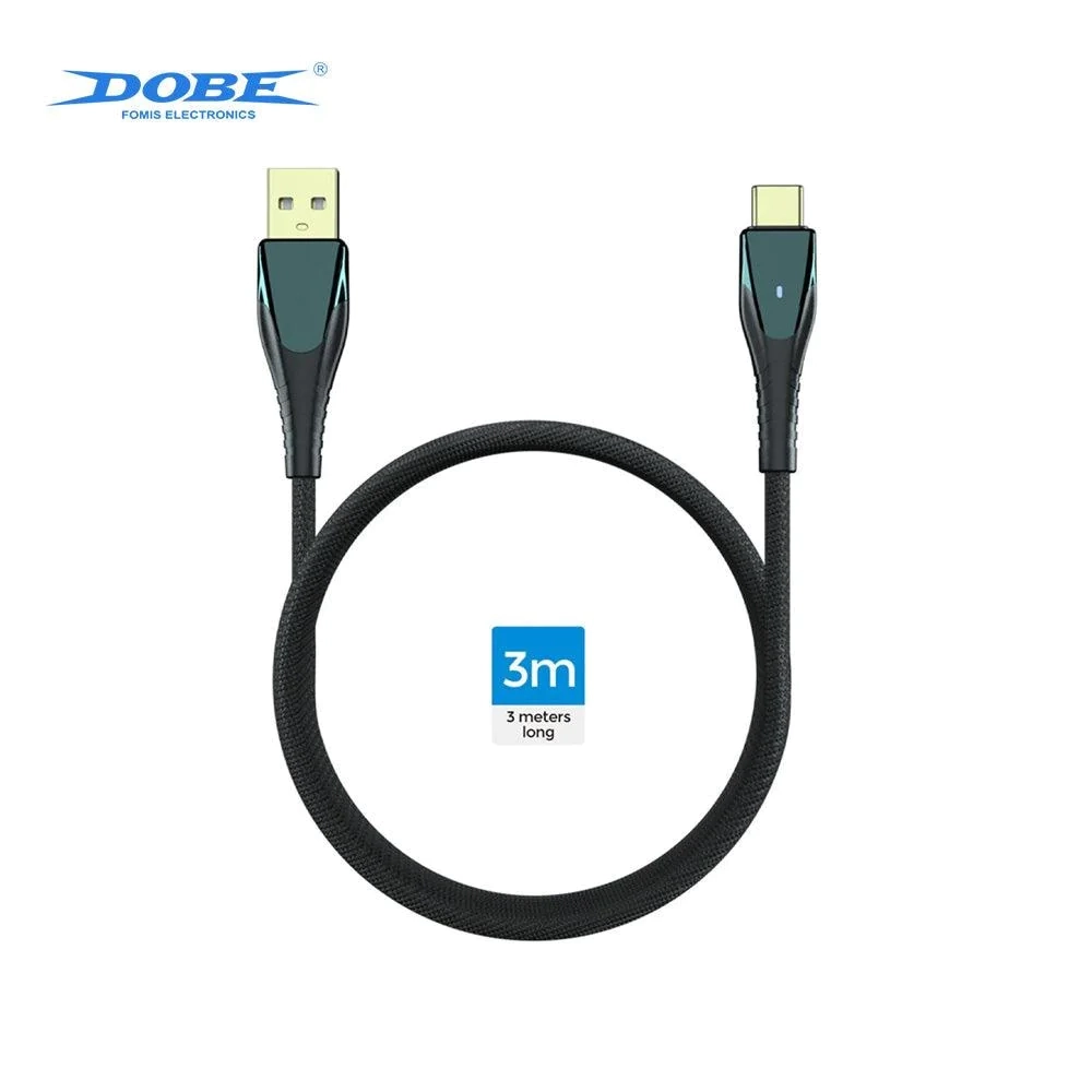 كابل بيانات Type-C TY-18179 بطول 3 متر لجهاز تحكم PS5 Switch Pro XBOX