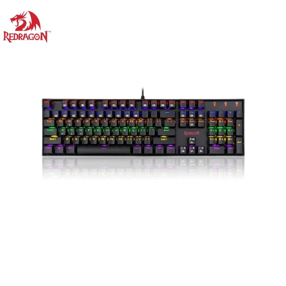 لوحة مفاتيح الألعاب ريدراجون فارا K551-KR، مفتاح أحمر