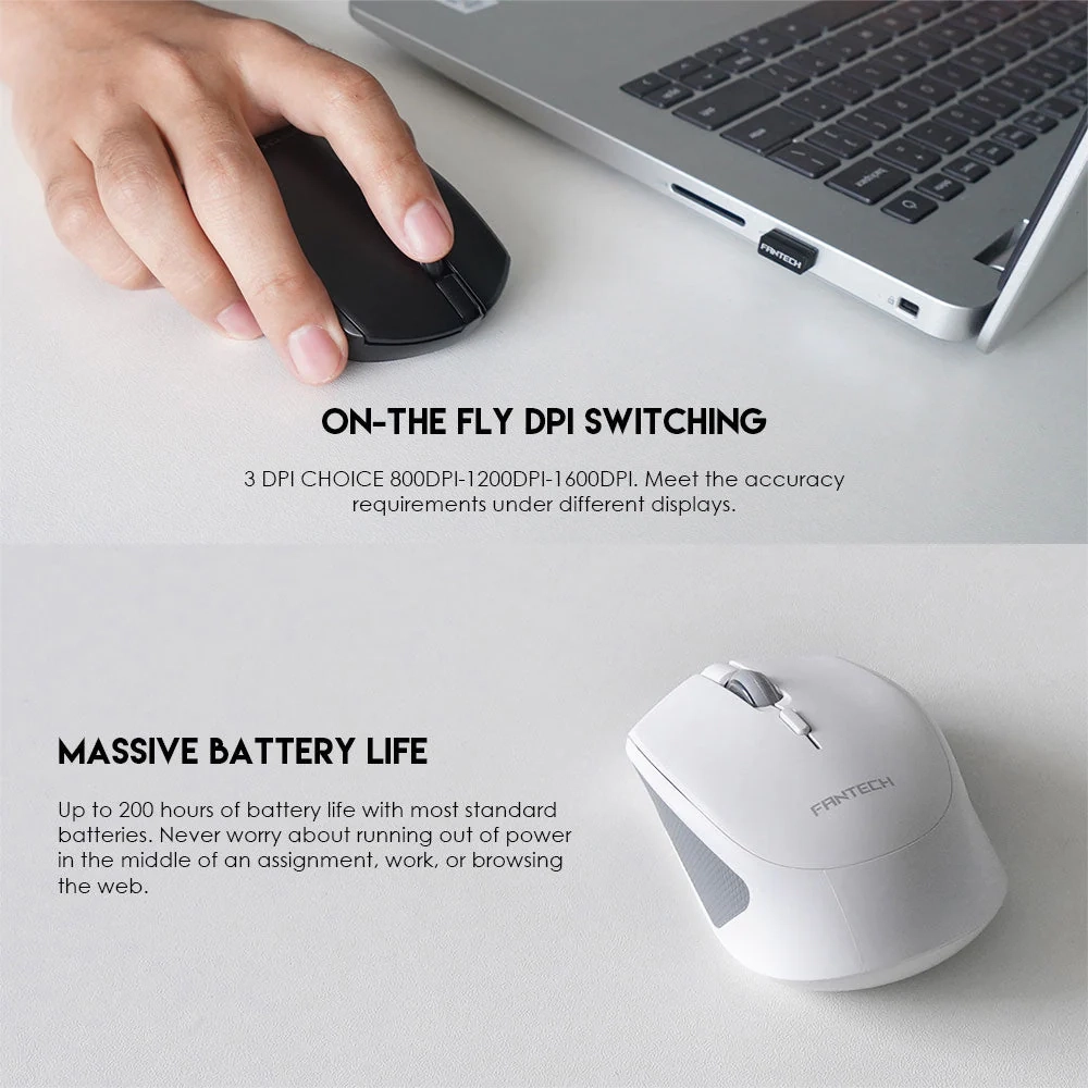 ماوس مكتب Fantech W190 SILENT SWITCH