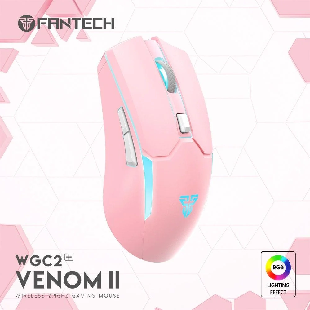 ماوس لاسلكي Fantech WGC2+ VENOM II Sakura