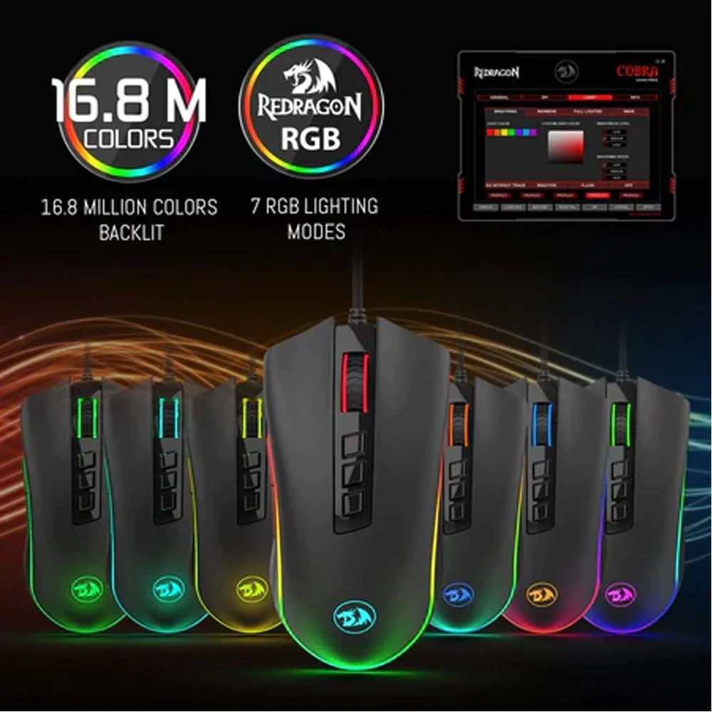 ماوس الألعاب Redragon M711 Cobra