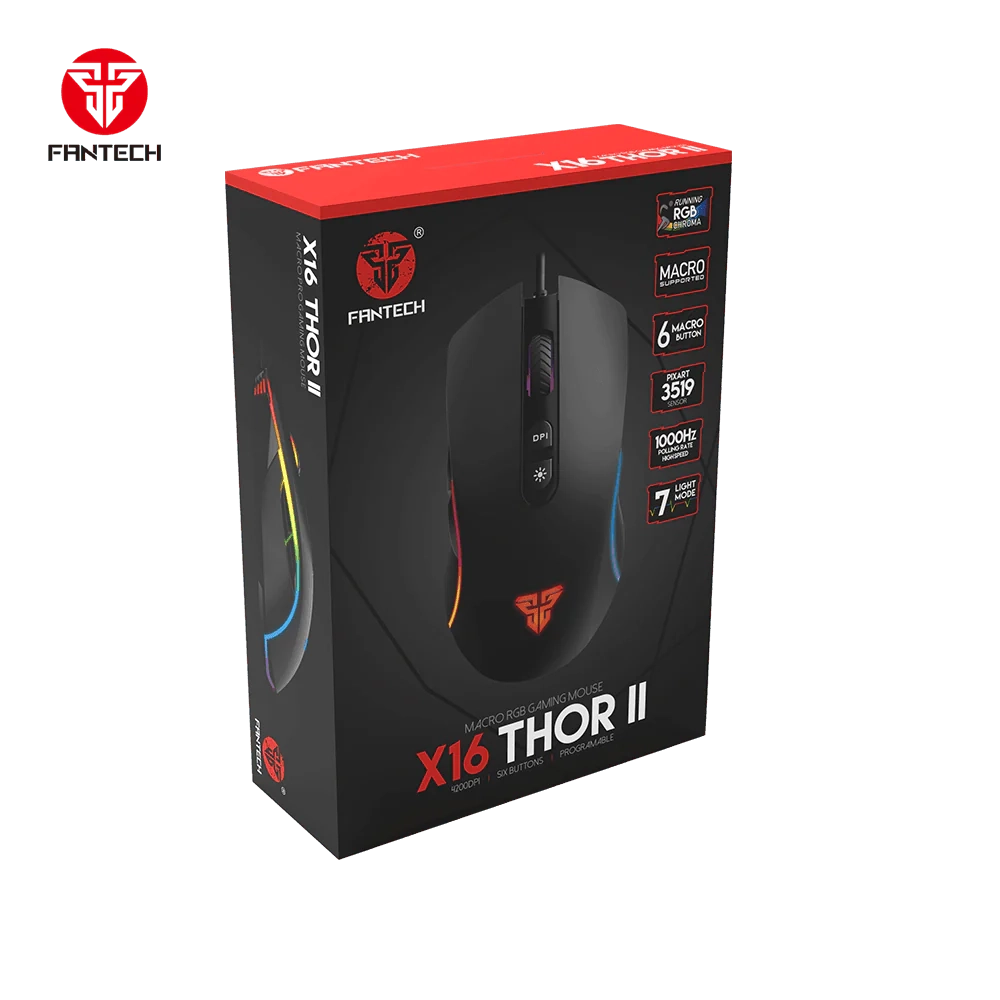 ماوس الألعاب THOR II X16 MACRO RGB