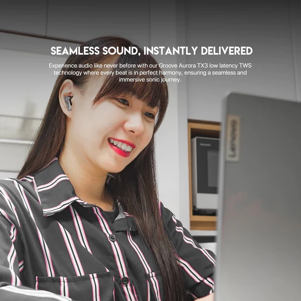 سماعات Fantech SMART TWS TX3 GROOVE AURORA RGB