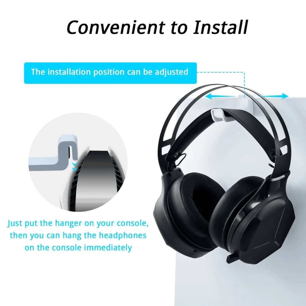 DOBE HEADSET STORAGE SET WITH GAME DISC RACK FOR PS5 (TP5-2509)