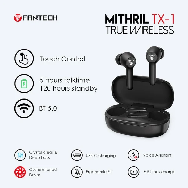 سماعة أذن لاسلكية TX-1 MITHRIL 5.0