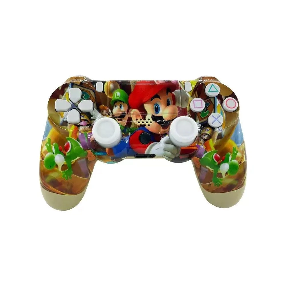 Wireless BT Gamepad For PS4 Controller Mario