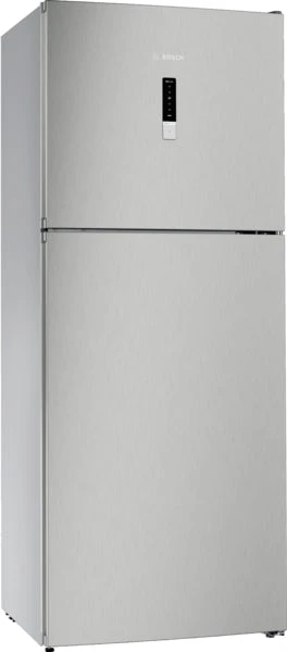 Top Mount Freezer-Fridge 70cm Serie 4  328Lit Nofrost Led Screen Inox