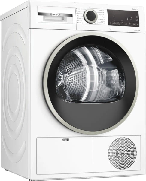 Condenser Dryer 9kg Serie 4 & Heat Pump A++ Wh