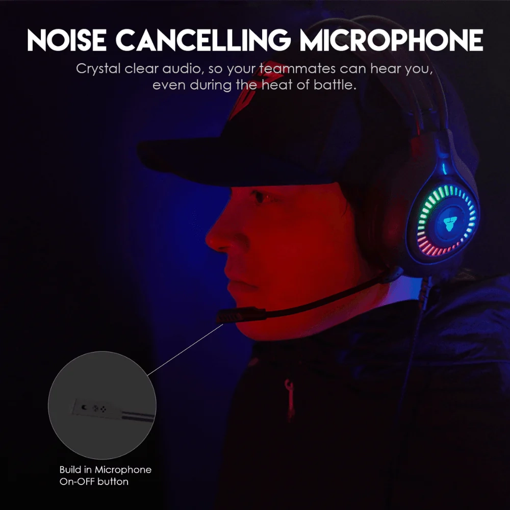 سماعة الألعاب Fantech Orbit HG25 7.1 بصوت محيطي افتراضي