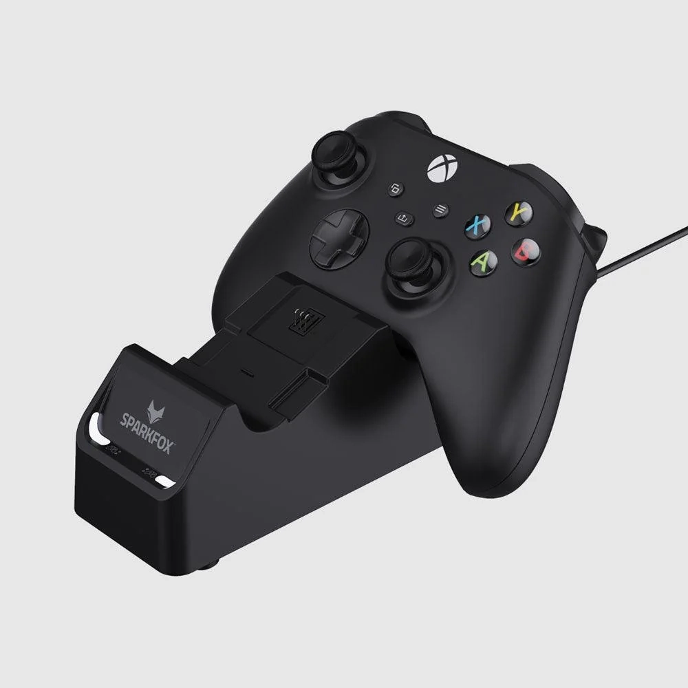 محطة شحن مزدوجة من Spark Fox لأجهزة Xbox Series X/ Xbox Series S