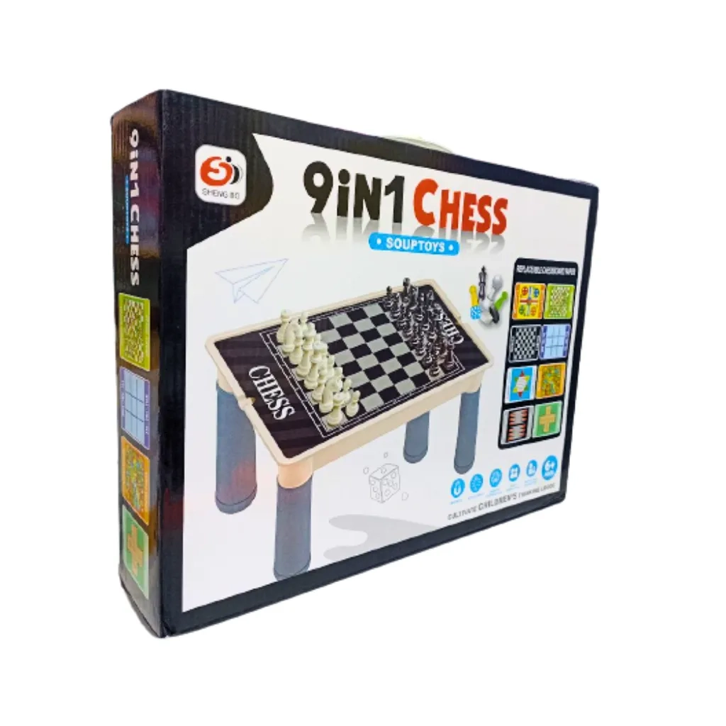 9 In 1 Table Chess Board Game