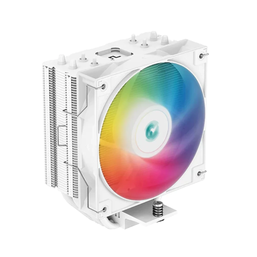 مبرد وحدة المعالجة المركزية DeepCool AG400 WH ARGB أحادي البرج مقاس 120 مم