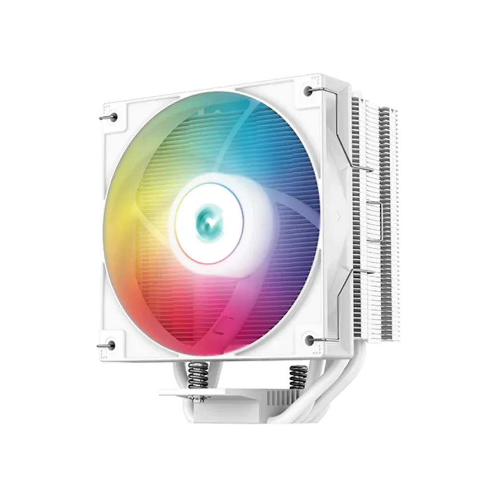 مبرد وحدة المعالجة المركزية DeepCool AG400 WH ARGB أحادي البرج مقاس 120 مم
