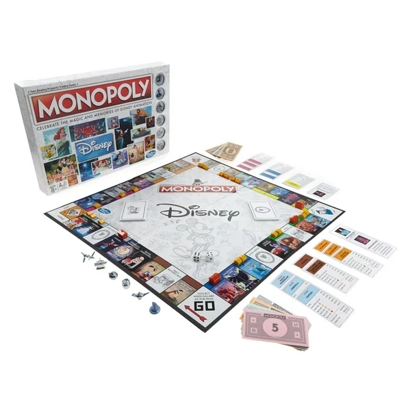لعبة Monopoly: Disney Animation Edition من Hasbro Gaming
