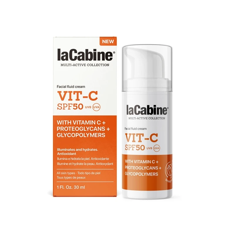 Lacabine كريم الوجه السائل بفيتامين سي SPF50