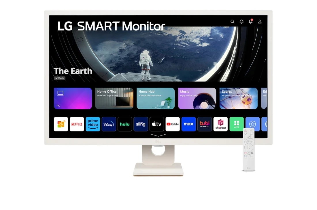 LG Smart Monitor – 31.5 inch, Full HD IPS Display