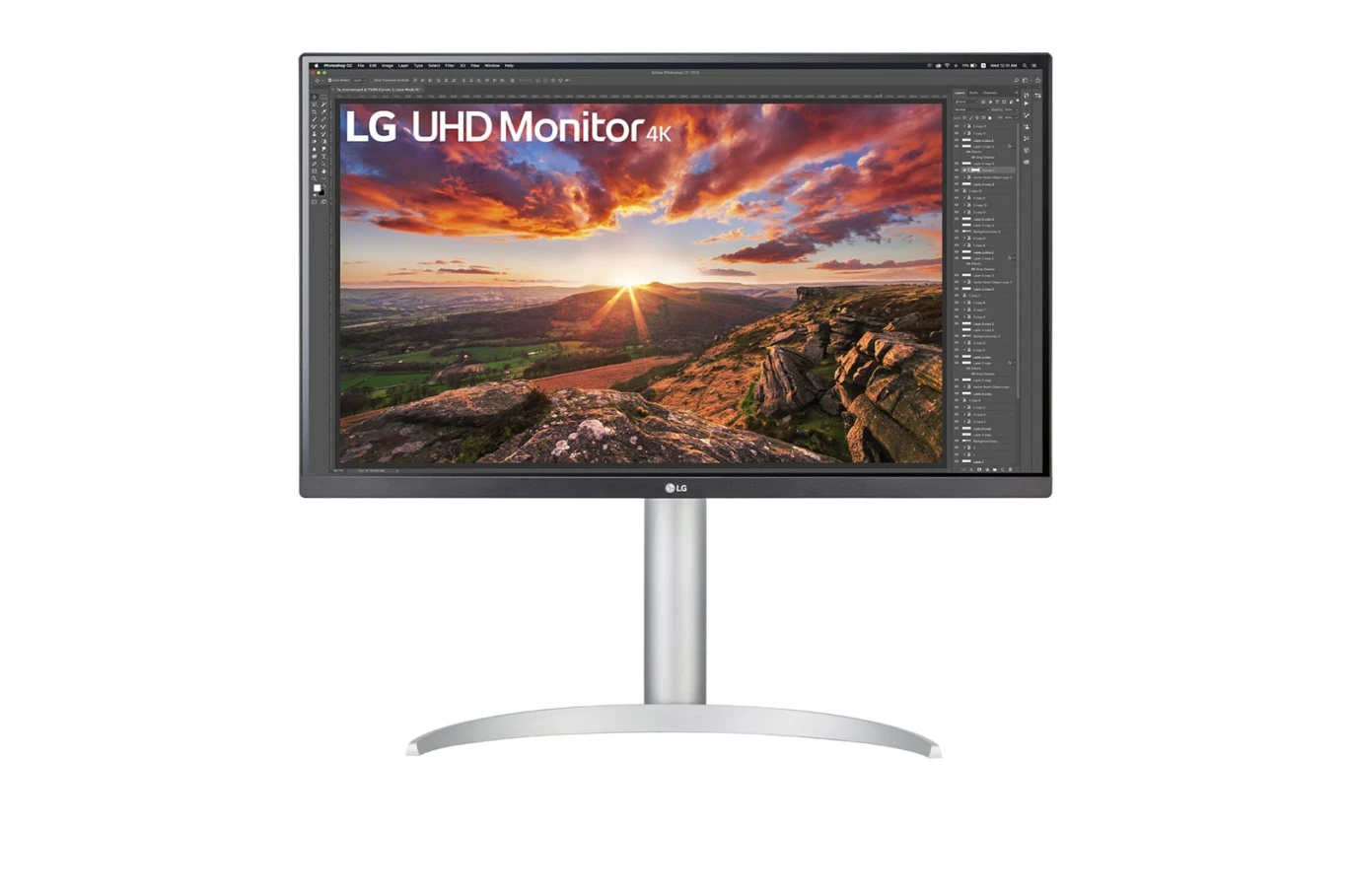 LG 27 Inch UHD 4K IPS Monitor With VESA DisplayHDR™ 400, Adjustable Stand, USB C Monitor