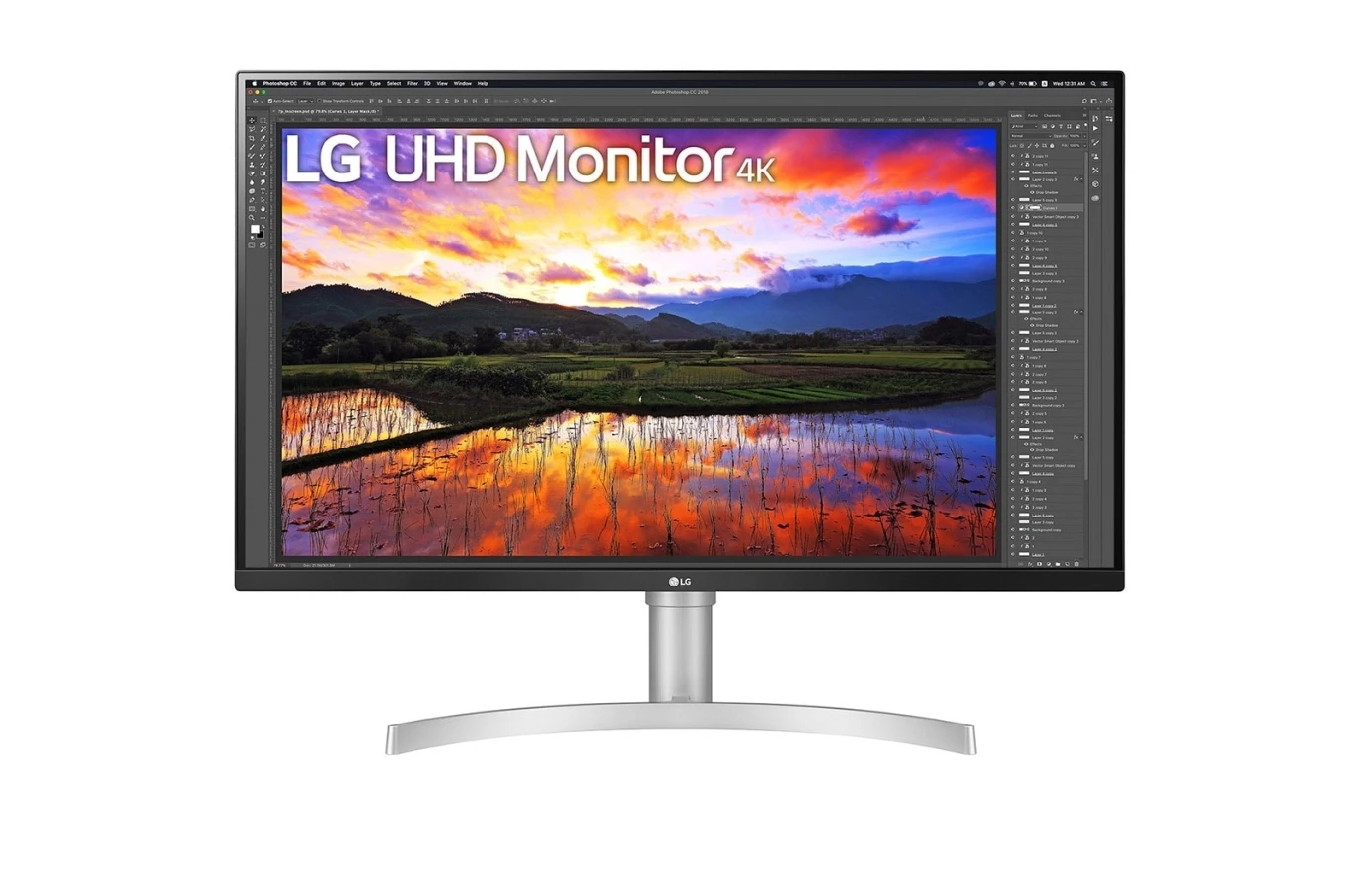 شاشة IPS HDR بدقة UHD 4K (3840×2160) مقاس 31.5 بوصة