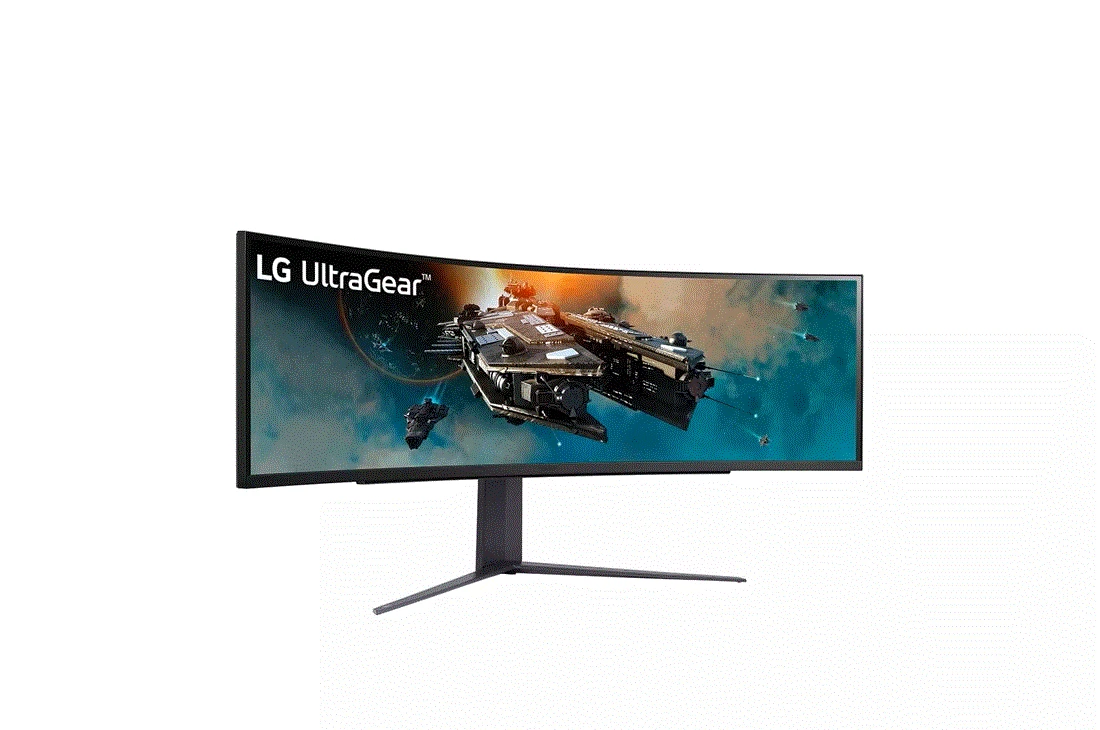 شاشة UltraGear™ DQHD منحنية مقاس 49 بوصة وتردد 240 هرتز ومدة استجابة 1 مللي ثانية مع VESA DisplayHDR™ 1000