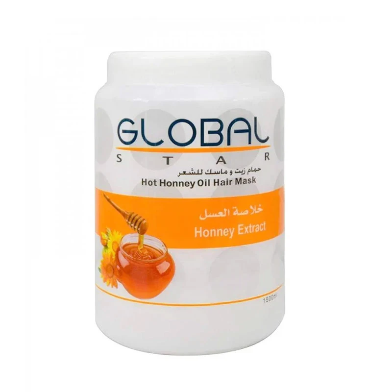 GLOBAL STAR HOT OIL HAIR MASK خلاصة العسل