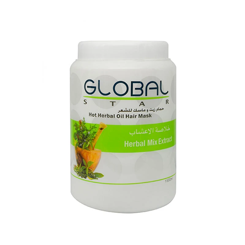 GLOBAL STAR HOT OIL HAIR MASK خلاصه الاعشاب