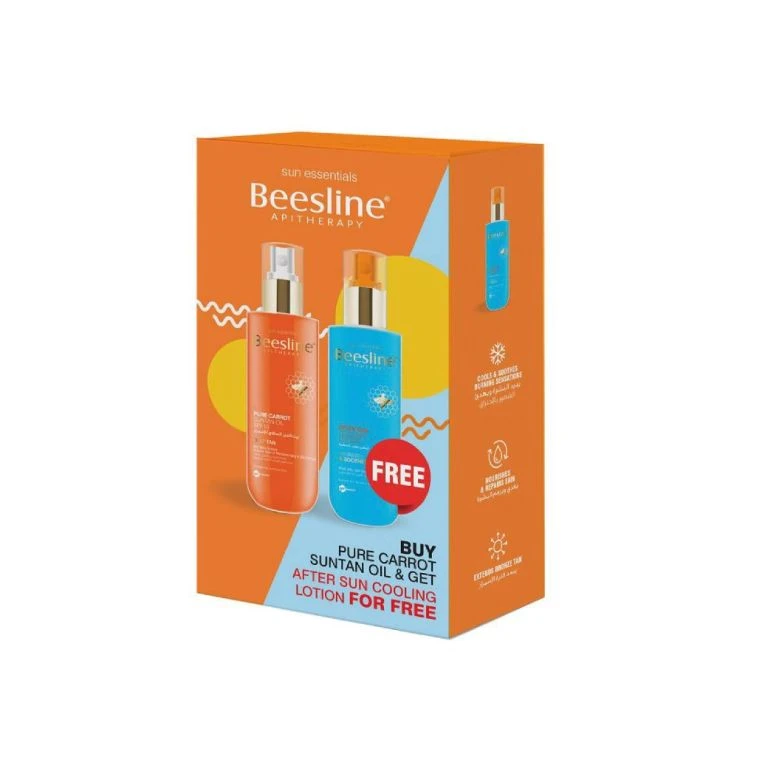 Offer Buy Beesline Carrot Tanning Oil 200ml & Get Beesline Cooling After Sun Lotion 200ml Free ###