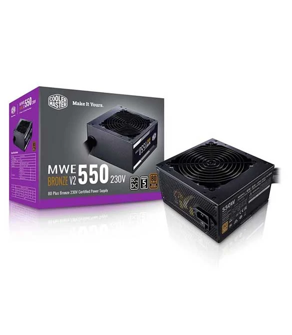 COOLER MASTER MWE 550 550W BRONZE V2 80 PLUS MASTERWATT LITE POWER