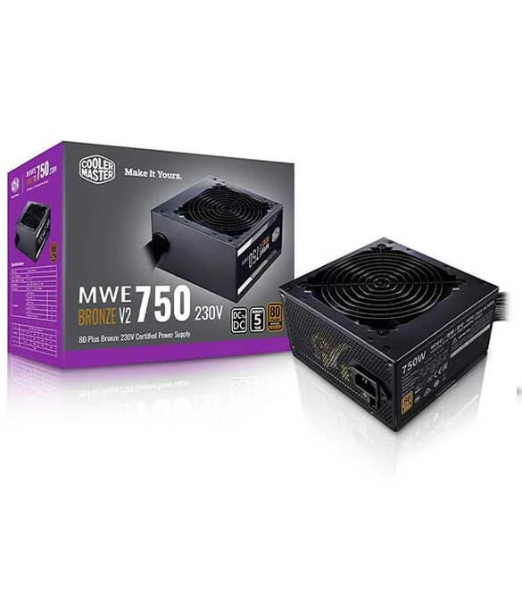 مزود الطاقة Cooler Master MWE BRONZE 750 – V2 80 Plus