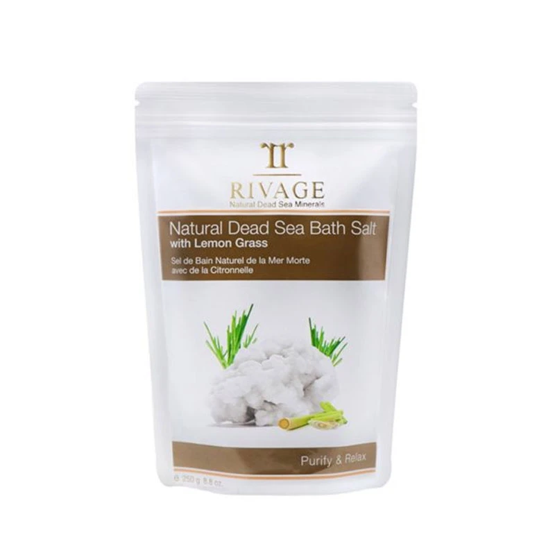 RIVAGE NATURAL DEAD SEA BATH SALTS WITH LEMON GRASS 250 G