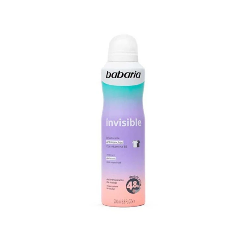BABARIA DEODORANT SPRAY INVISIBLE 200ML Women