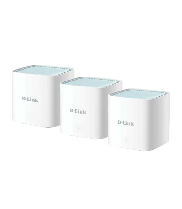 مجموعة شبكة Wi-Fi M15 AX1500 من D-Link (عبوة من 3 قطع)