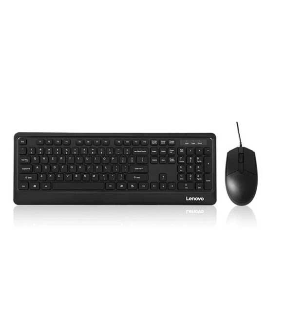 Lenovo KM102 Light & Thin Wired Keyboard and Mouse Combo