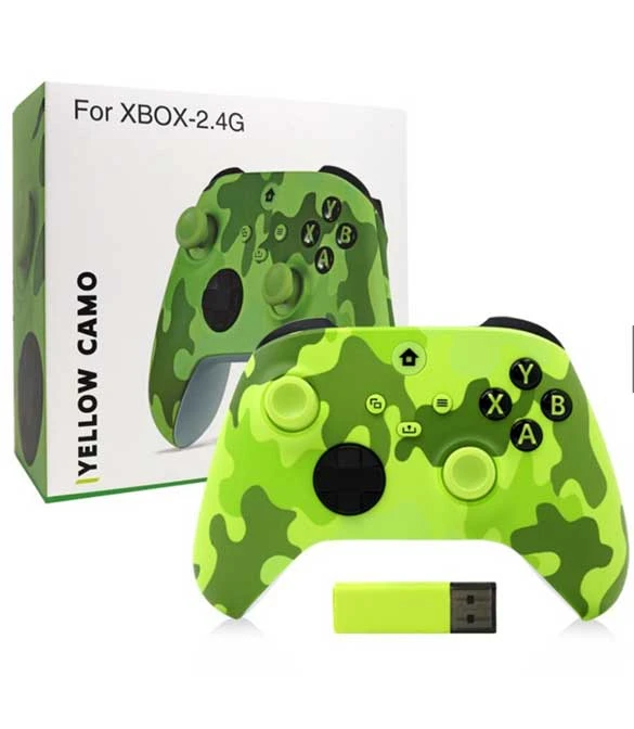 وحدة تحكم Xbox Series - لون أصفر مموه (نسخة)