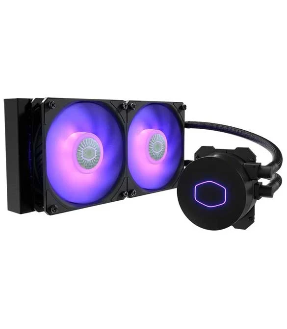 COOLER MASTER MASTERLIQUID ML240L V2 RGB CPU LIQUID COOLER DUAL CHAMBER PUMP, 120 RGB