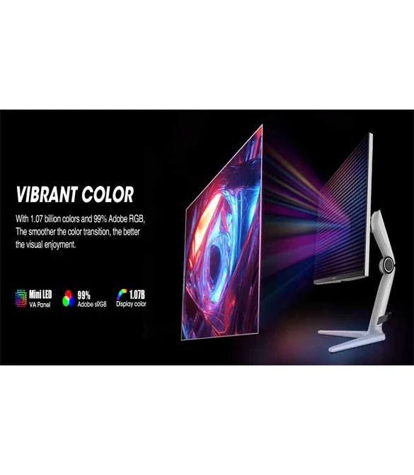 KOORUI GN10 27” GAMING MONITOR, WQHD (2560 X 1440), 240HZ ADOBE RGB 100% SRGB, DISPLAY HDR 1000